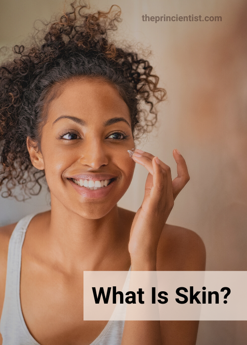image to send to a new post - what is skin -black woman applying moisturizer on her face