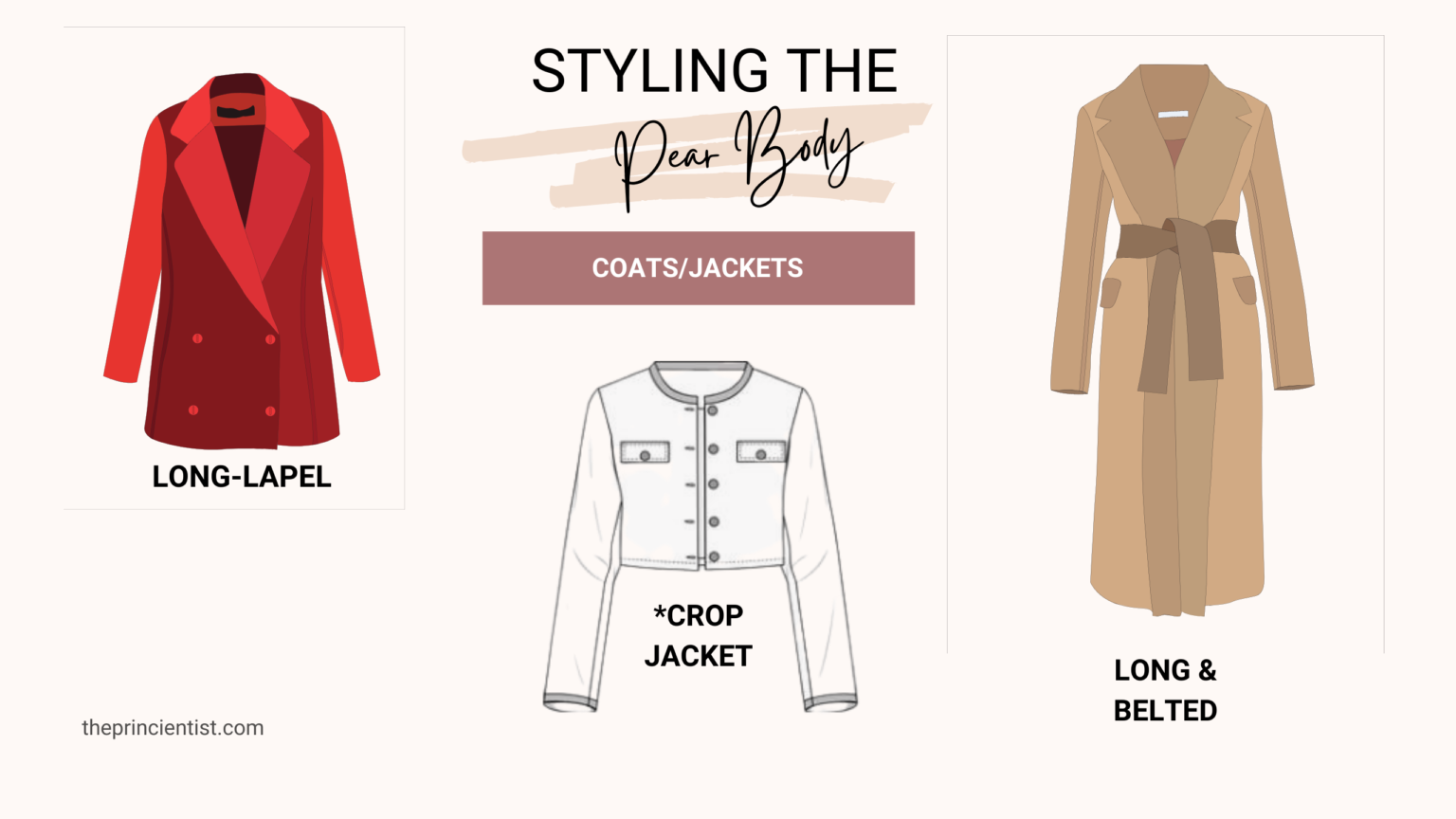 how to dress the pear shaped body - coats/jackets for the pear body 1
