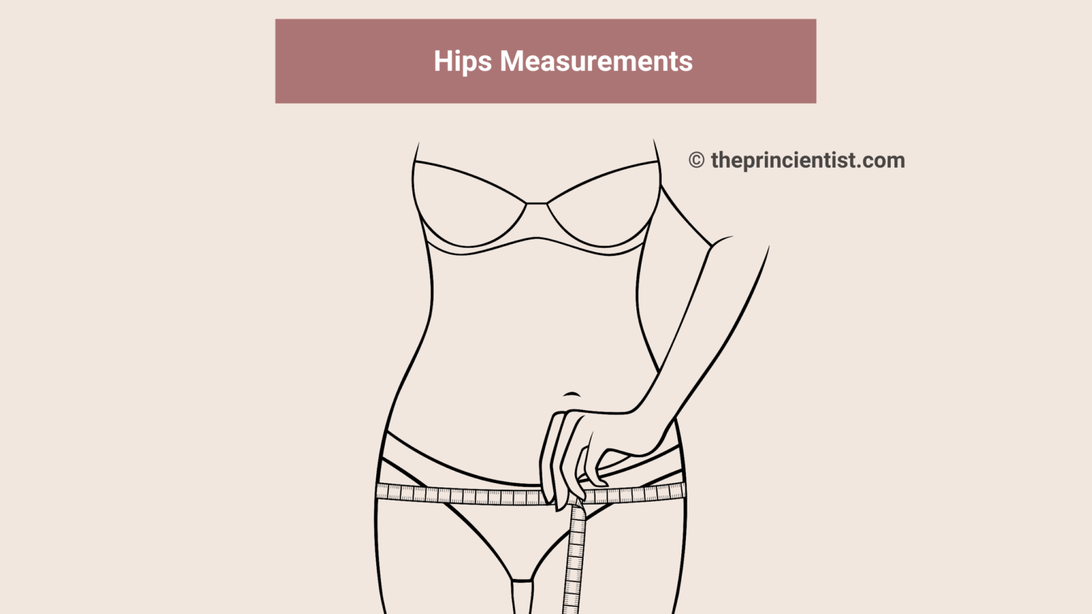 How to find your body shape required measurements - hips