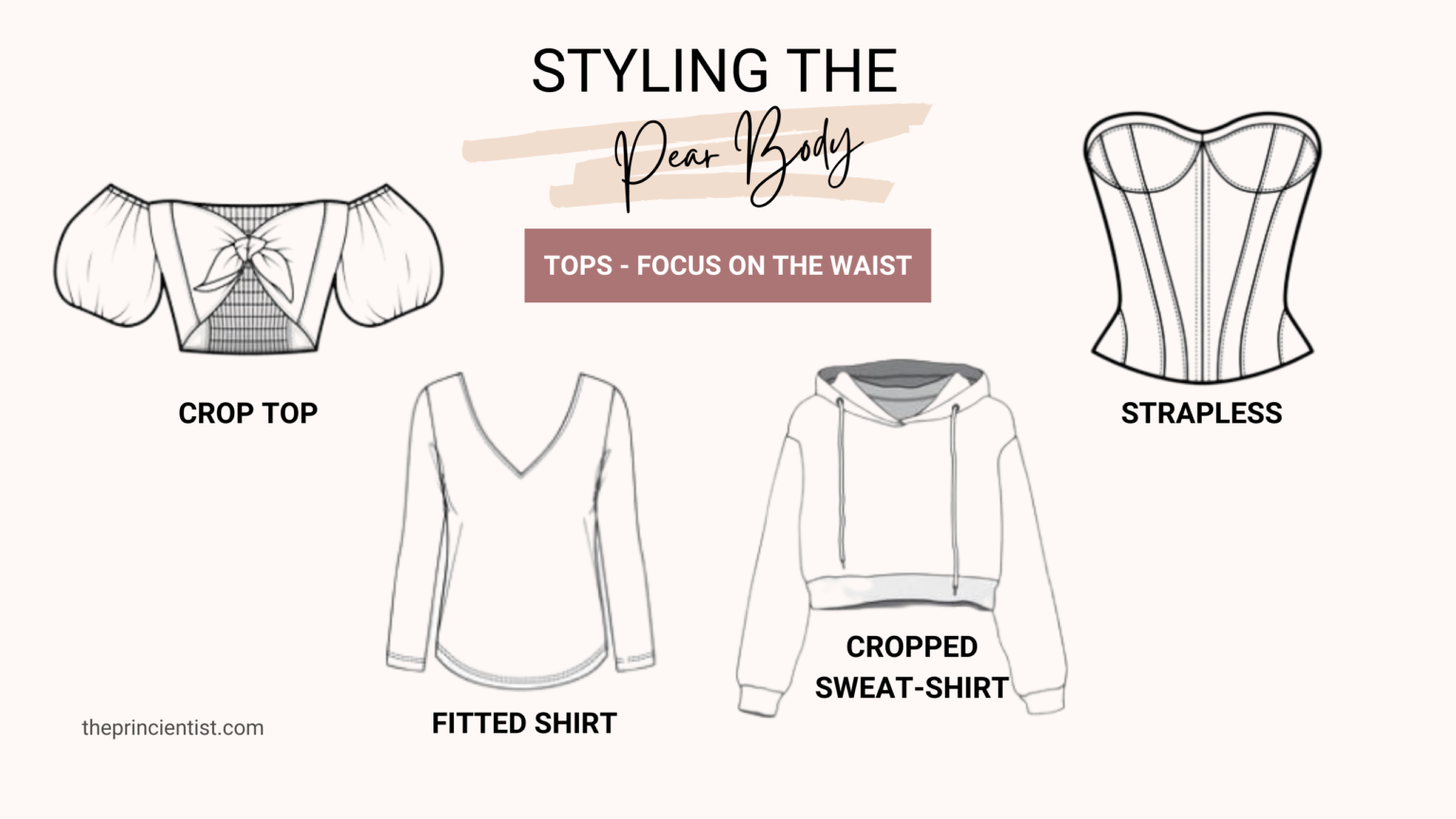 how to dress the pear shaped body - tops for the pear body 3 - focus on the waist