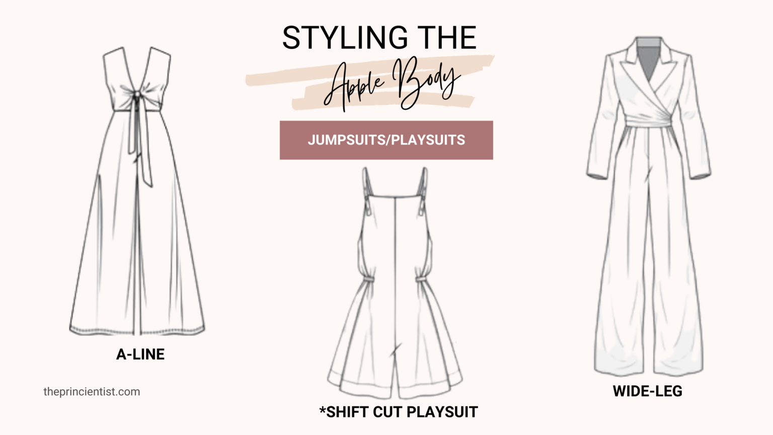 how to dress the apple shaped body - jumpsuits/playsuits