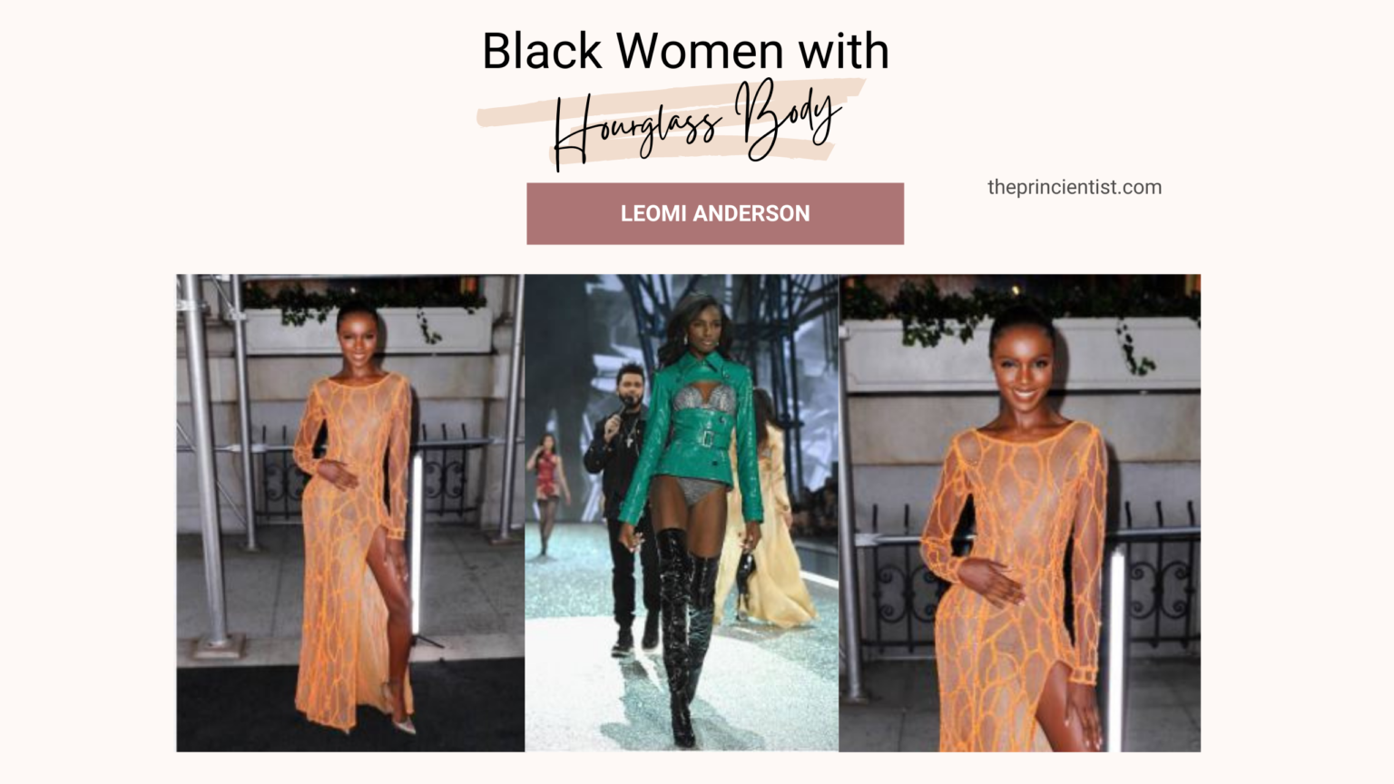 how to dress the hourglass body shape - hourglass body black women- leomi anderson