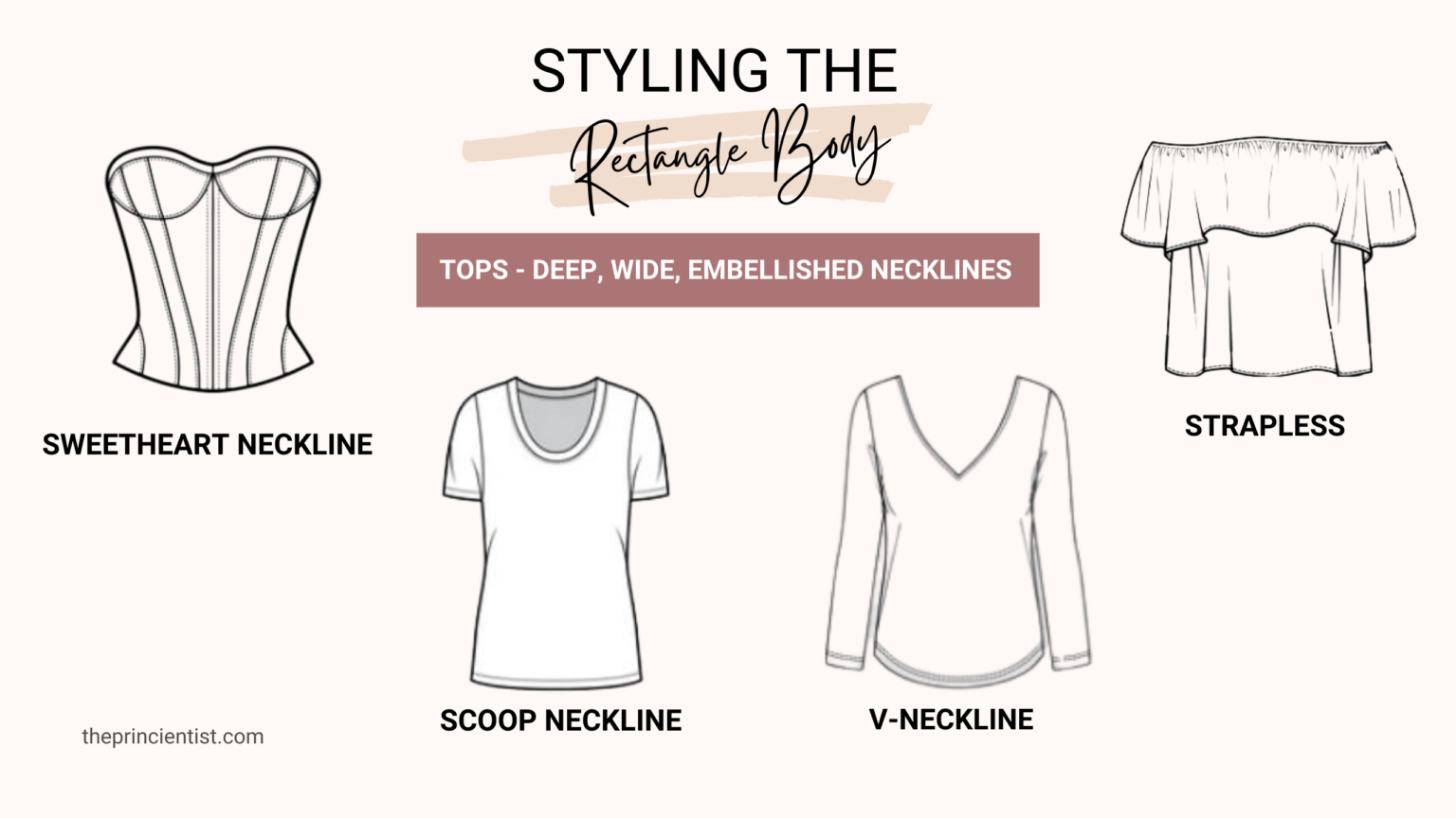 Best Necklines for the Rectangle Body Shape - Fashion for Your
