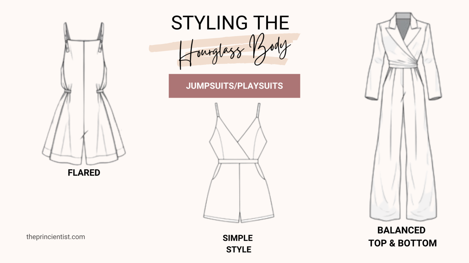 how to dress the hourglass body shape - jumpsuits/playsuits