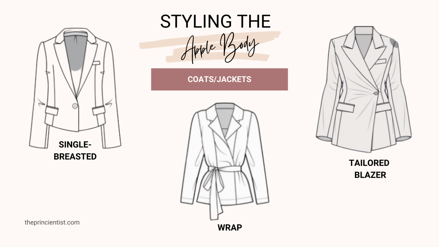 how to dress the apple shaped body -coats/jackets 2