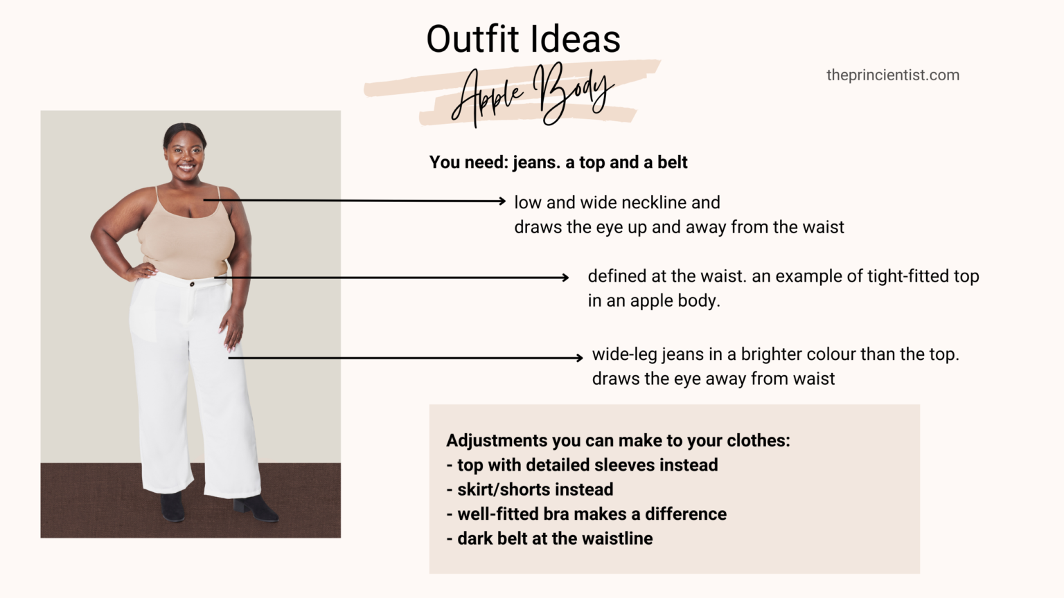 how to dress the apple shaped body - outfit 2