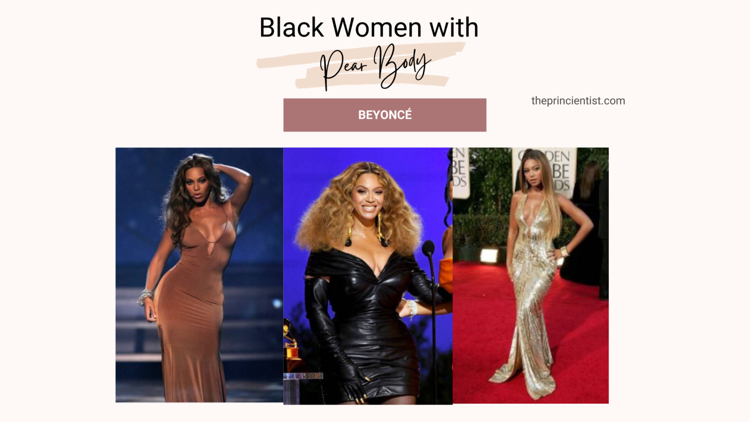 how to dress the pear shaped body black women - beyonce