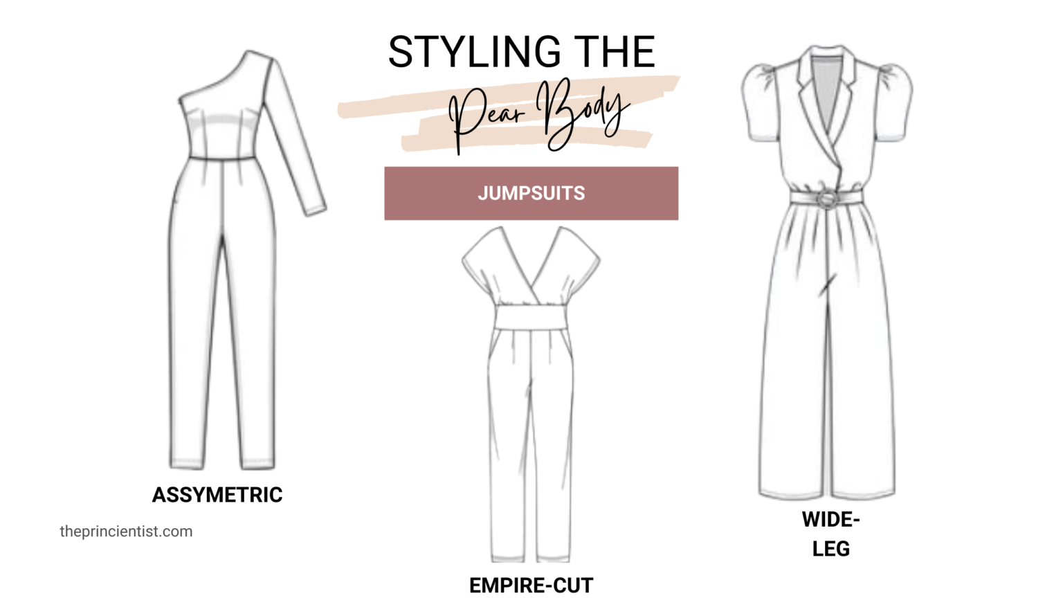 how to dress the pear shaped body -jumpsuits for the pear body