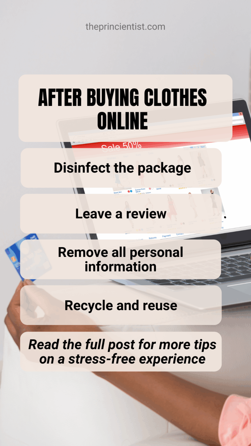 how to buy clothes online -what to do after online shopping