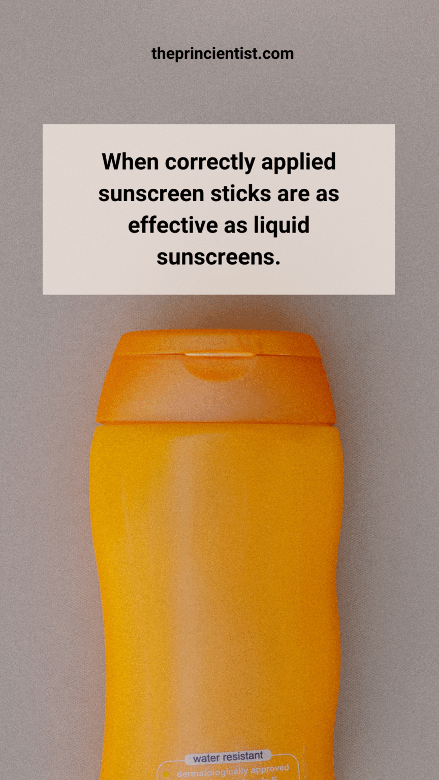 Sunscreen stick with broad-spectrum protection, water-resistant and dermatologist-approved for effective sunburn prevention and skincare.