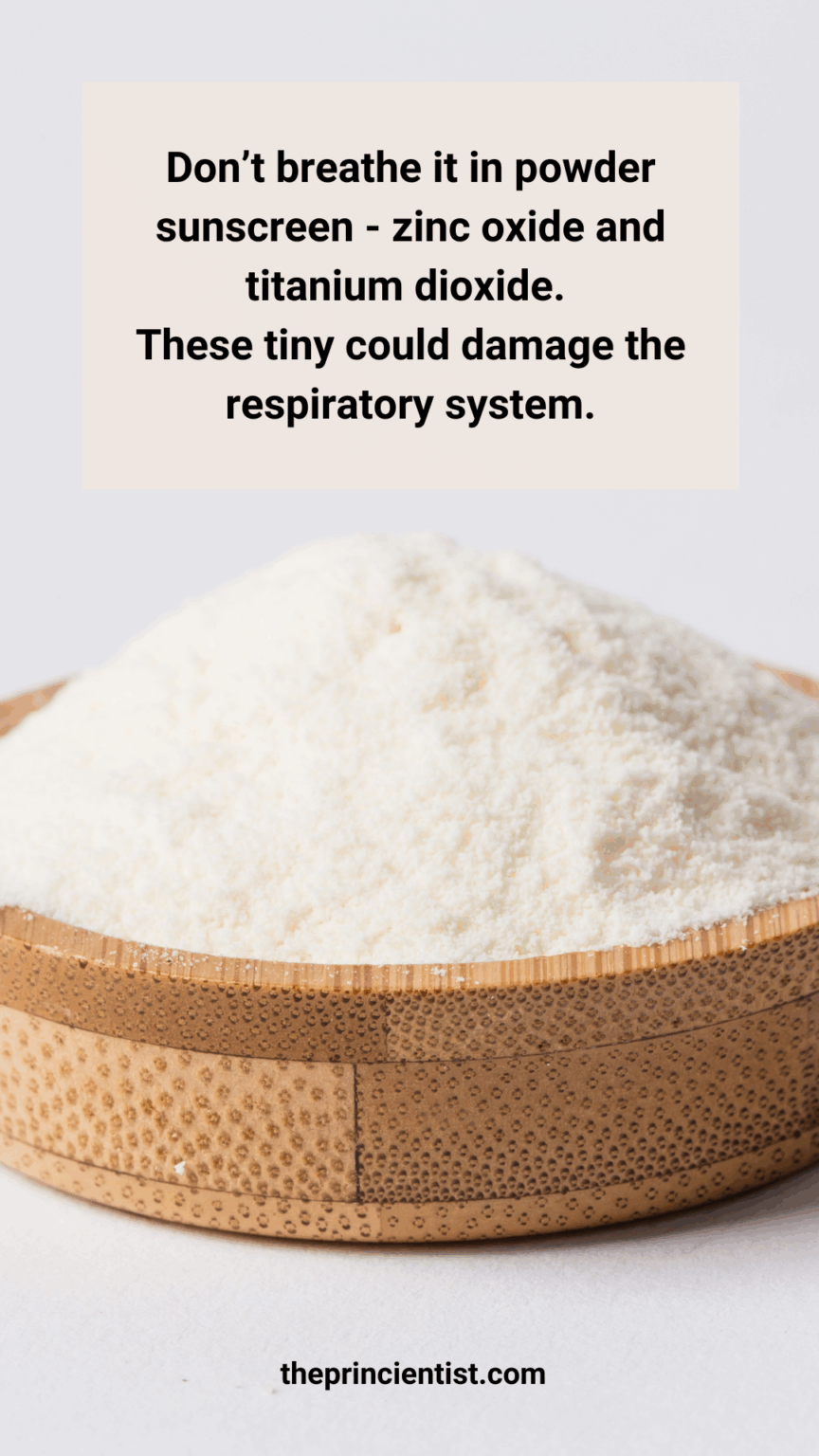 different forms of sunscreen quote - powder