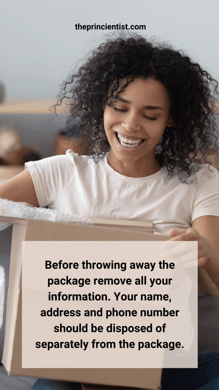 how to buy clothes online - remove personal information