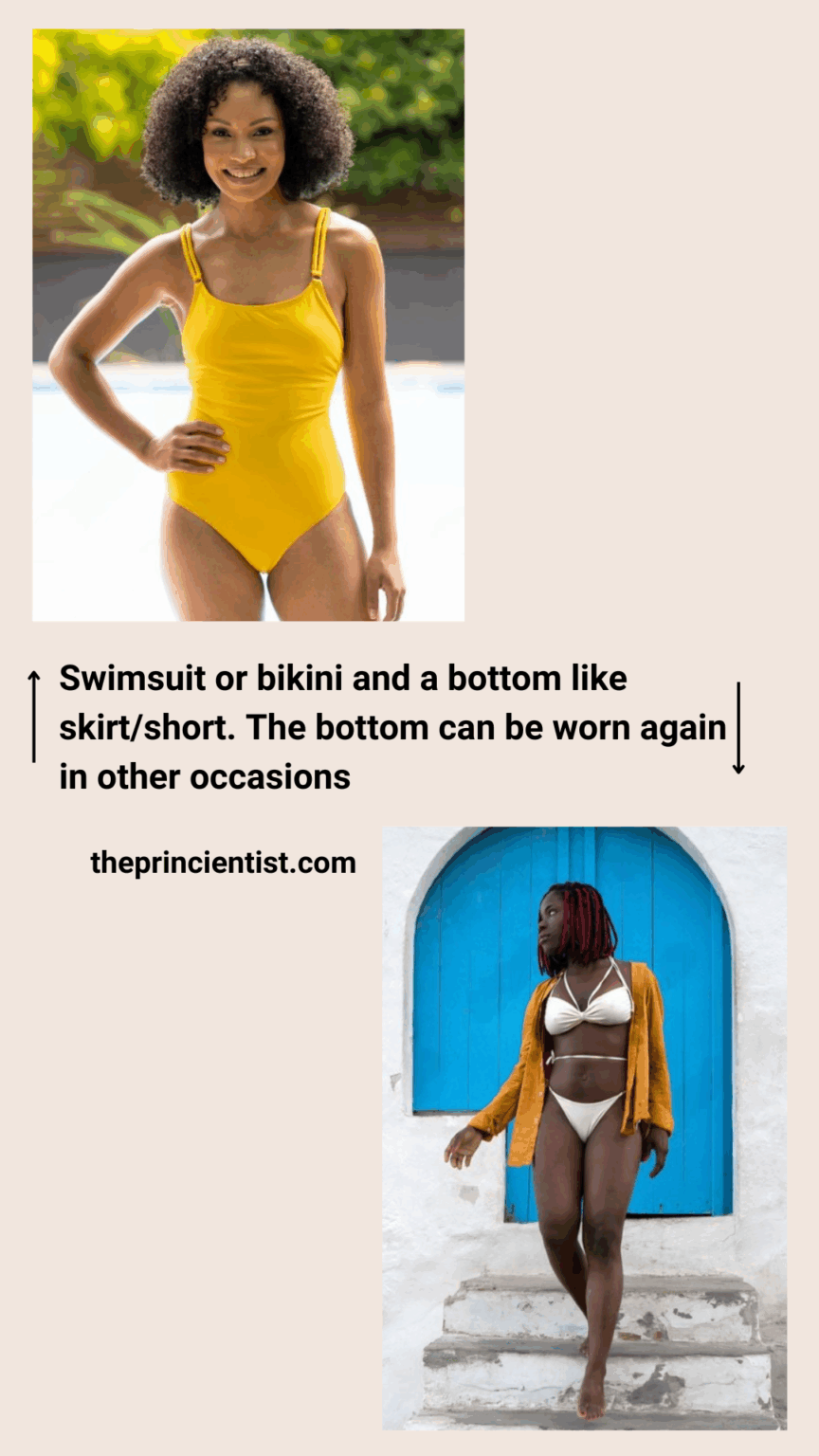 vacation outfits ideas swimsuit or bikini
