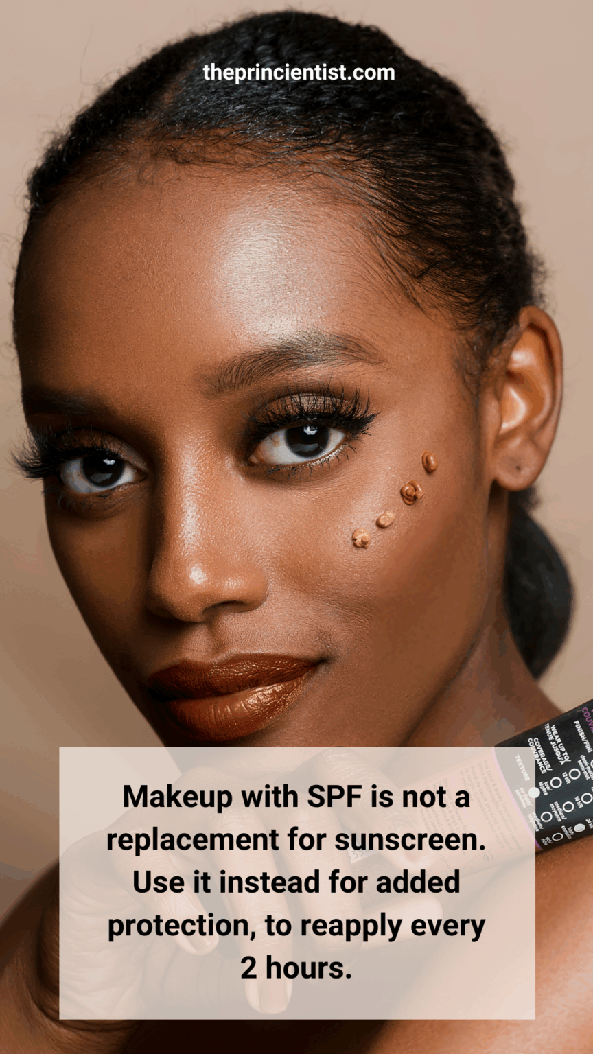 makeup with spf quote.