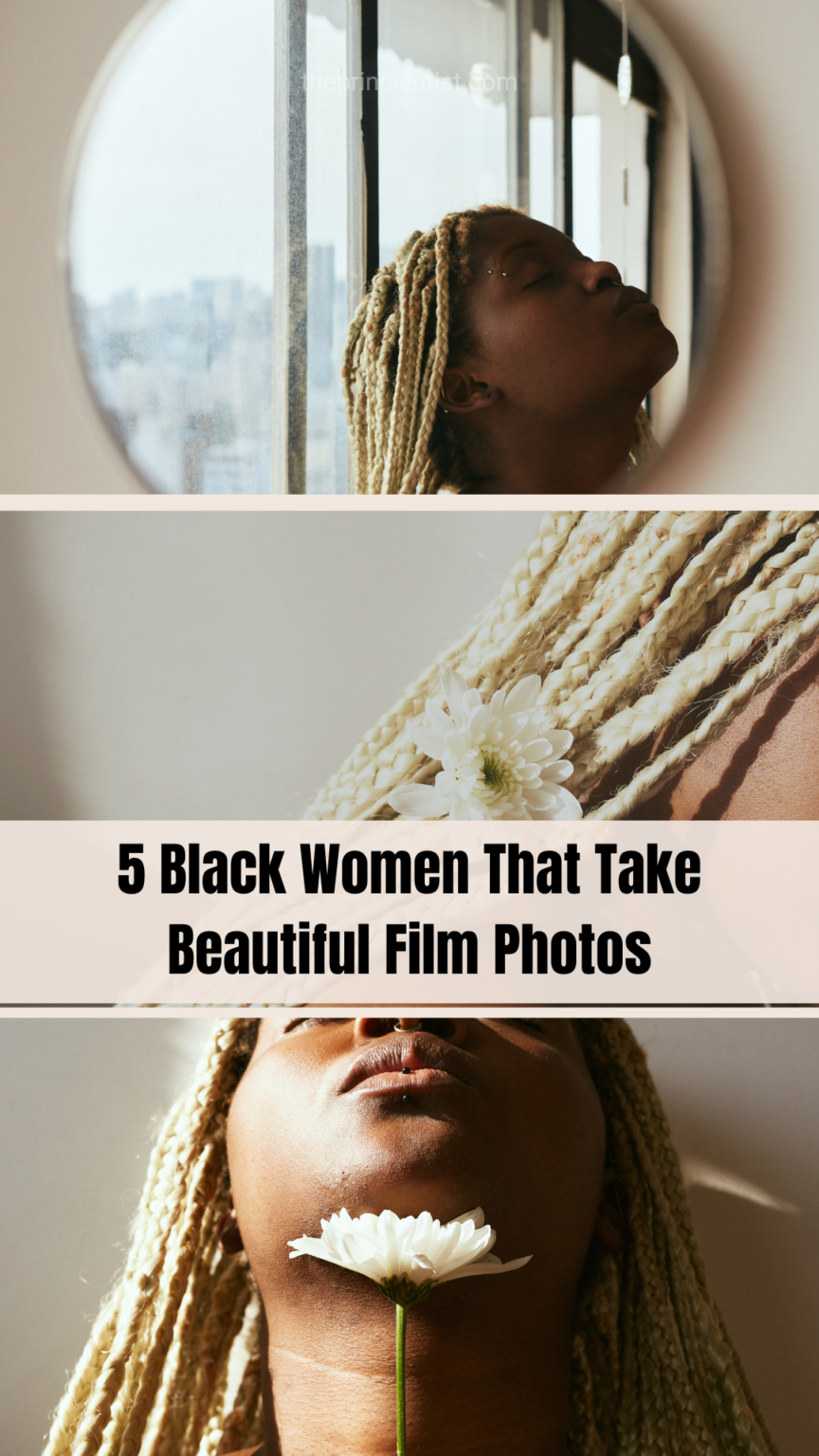 5 black women that take film photos