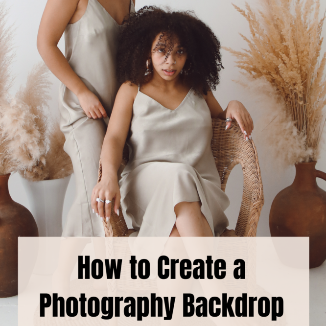 how to create photography backdrop