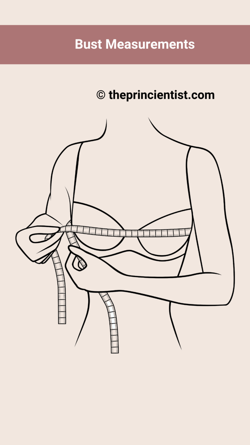 How to find your body shape required measurements - bust