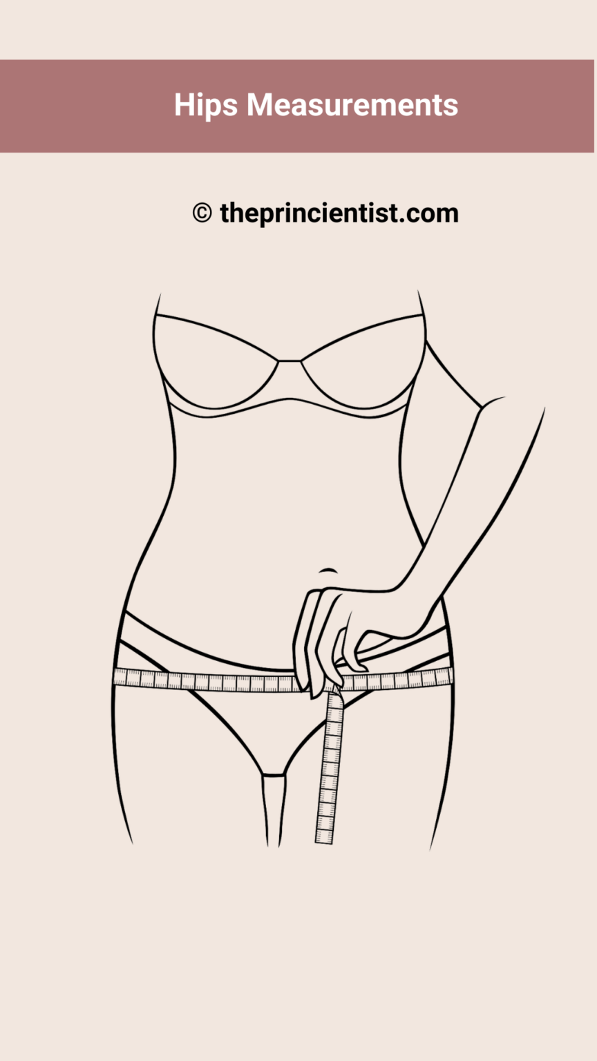 How to find your body shape required measurements - hips