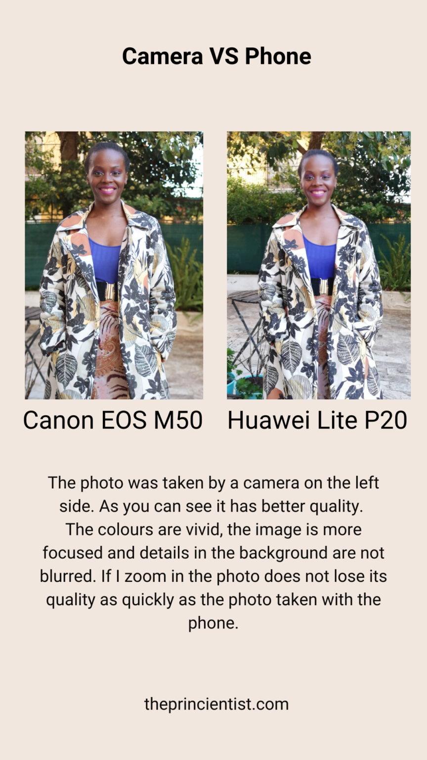 camera vs phone - fidderence in quality from a phone and a camera