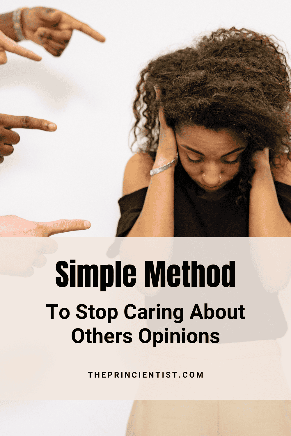 How to stop caring about what others think
