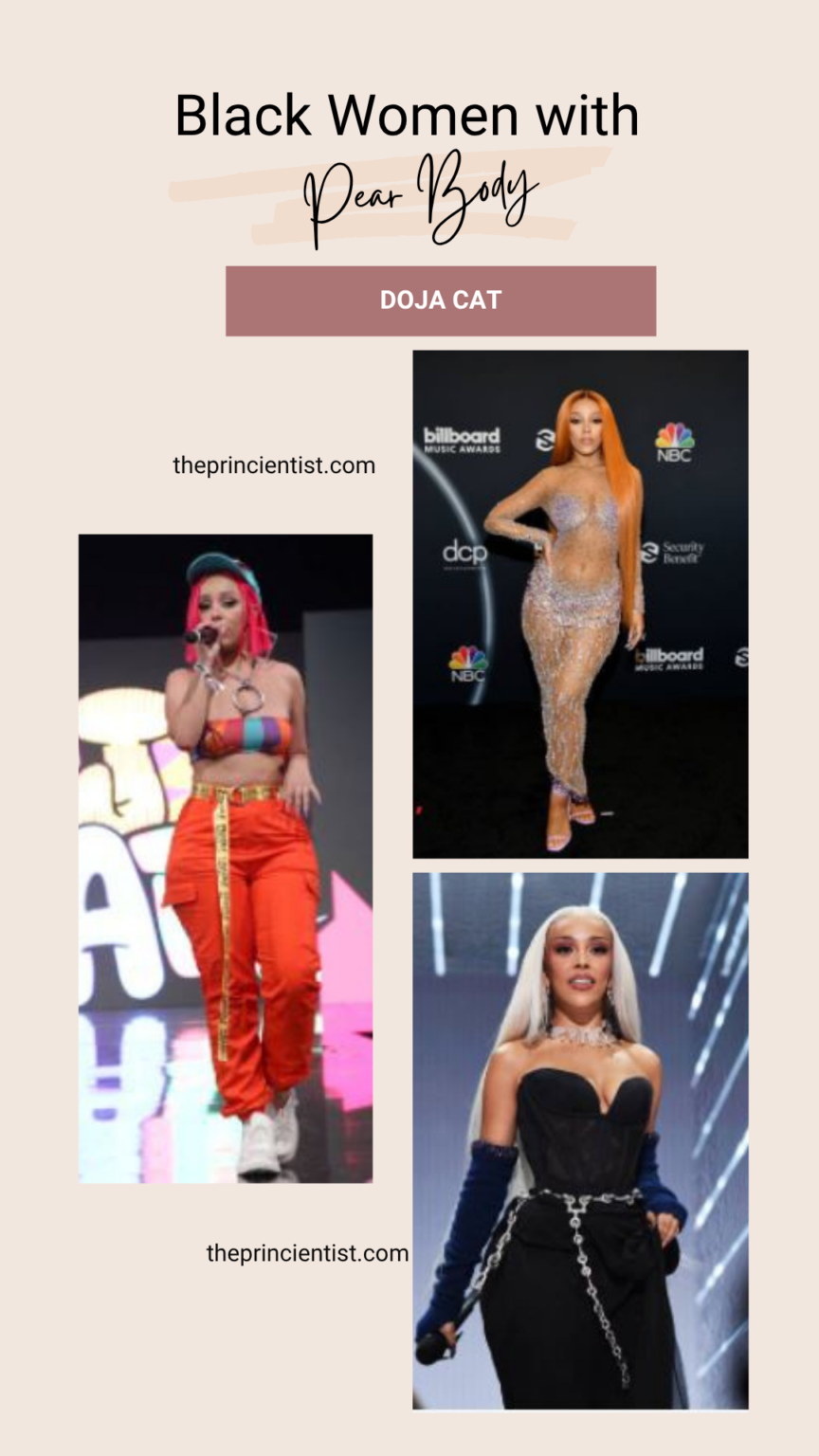 photos of doja cat - women with the pear shaped body
